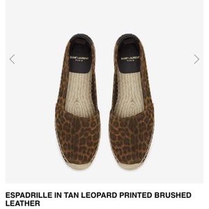 RESERVED Saint Laurent slip on espadrilles flats 9